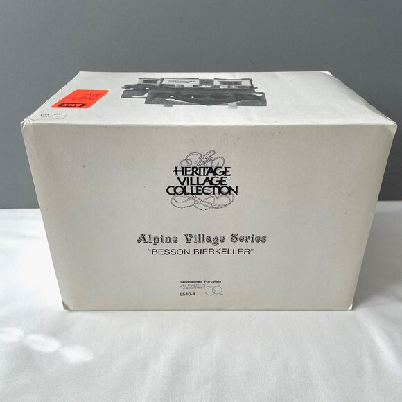 Department 56 Besson Bierkeller Alpine Village 56.65405 1986 Lighted Ski House - Picture 15 of 15